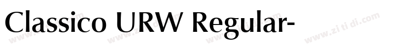 Classico URW Regular字体转换 Classico URW Regular字体转换